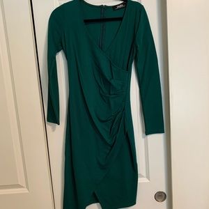 Emerald lulus long sleeve dress